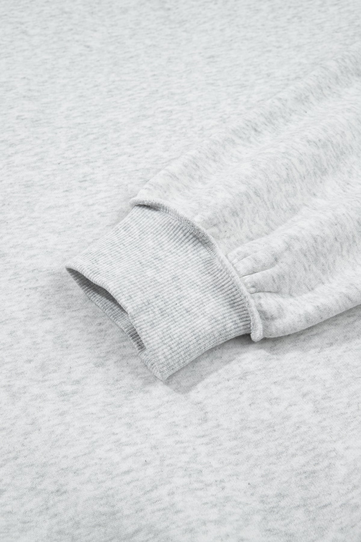 Gray WWJD Embroidered Mock Neck Sweatshirt