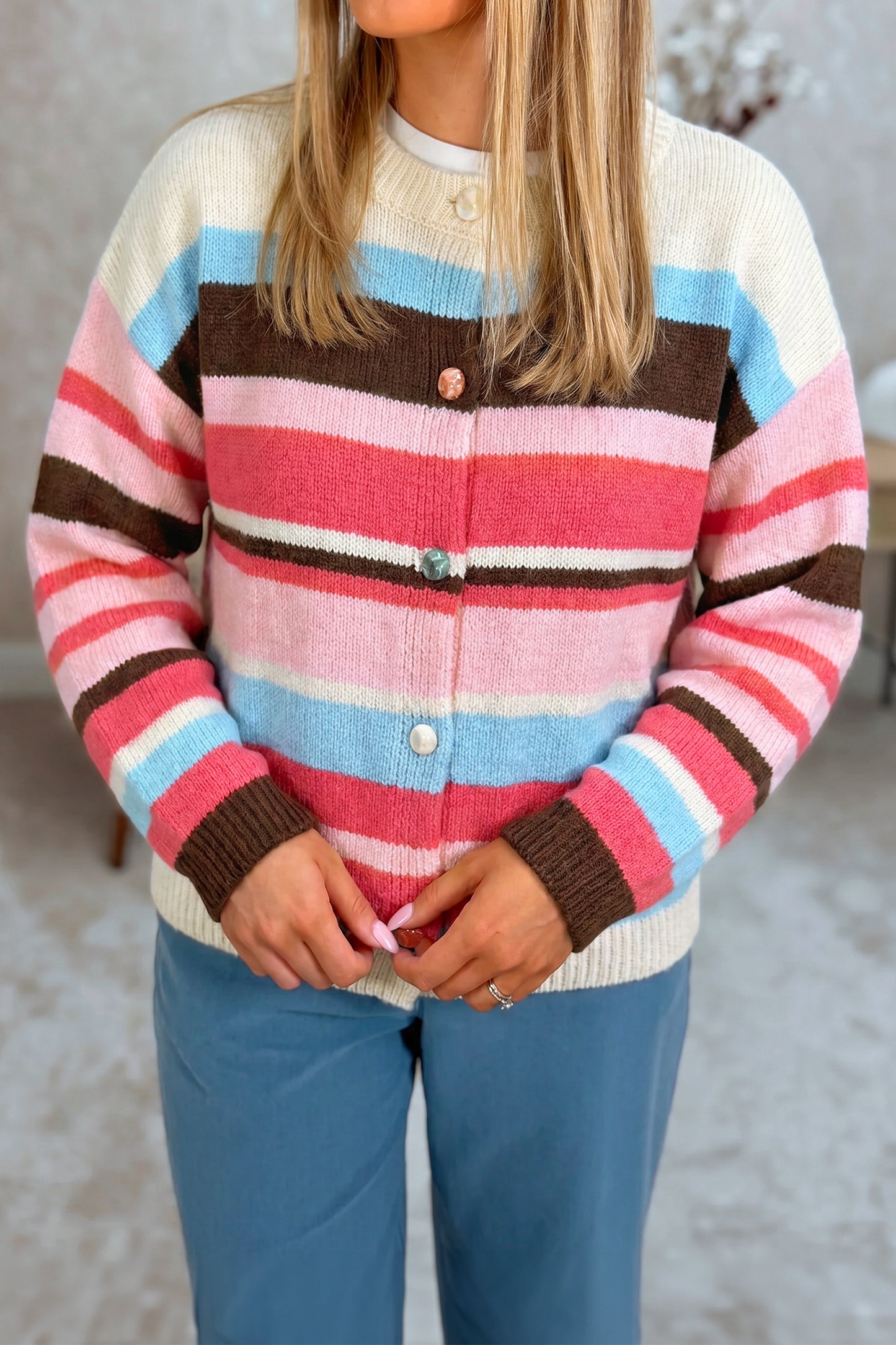 The Candy Stripe Cardigan