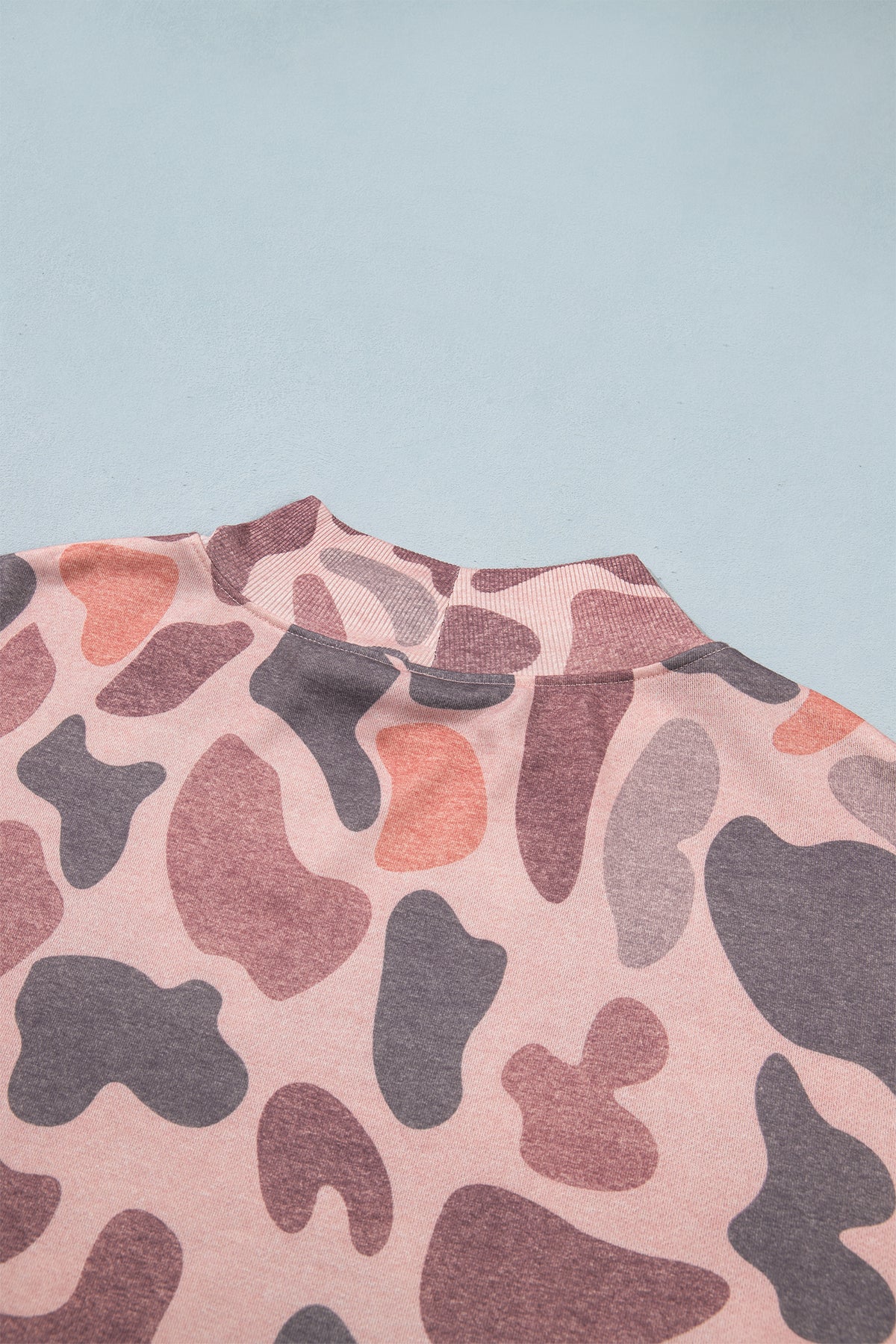 The Blush Wild Side Mock Neck