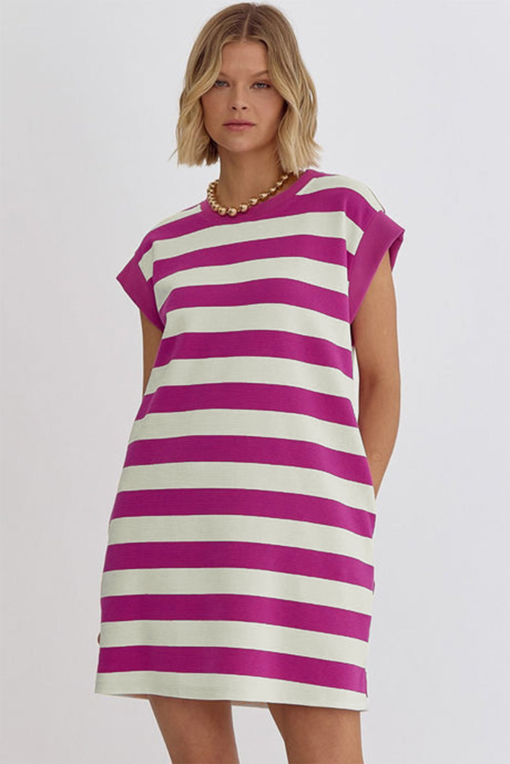 Sweet Sorbet Stripe Shift Dress