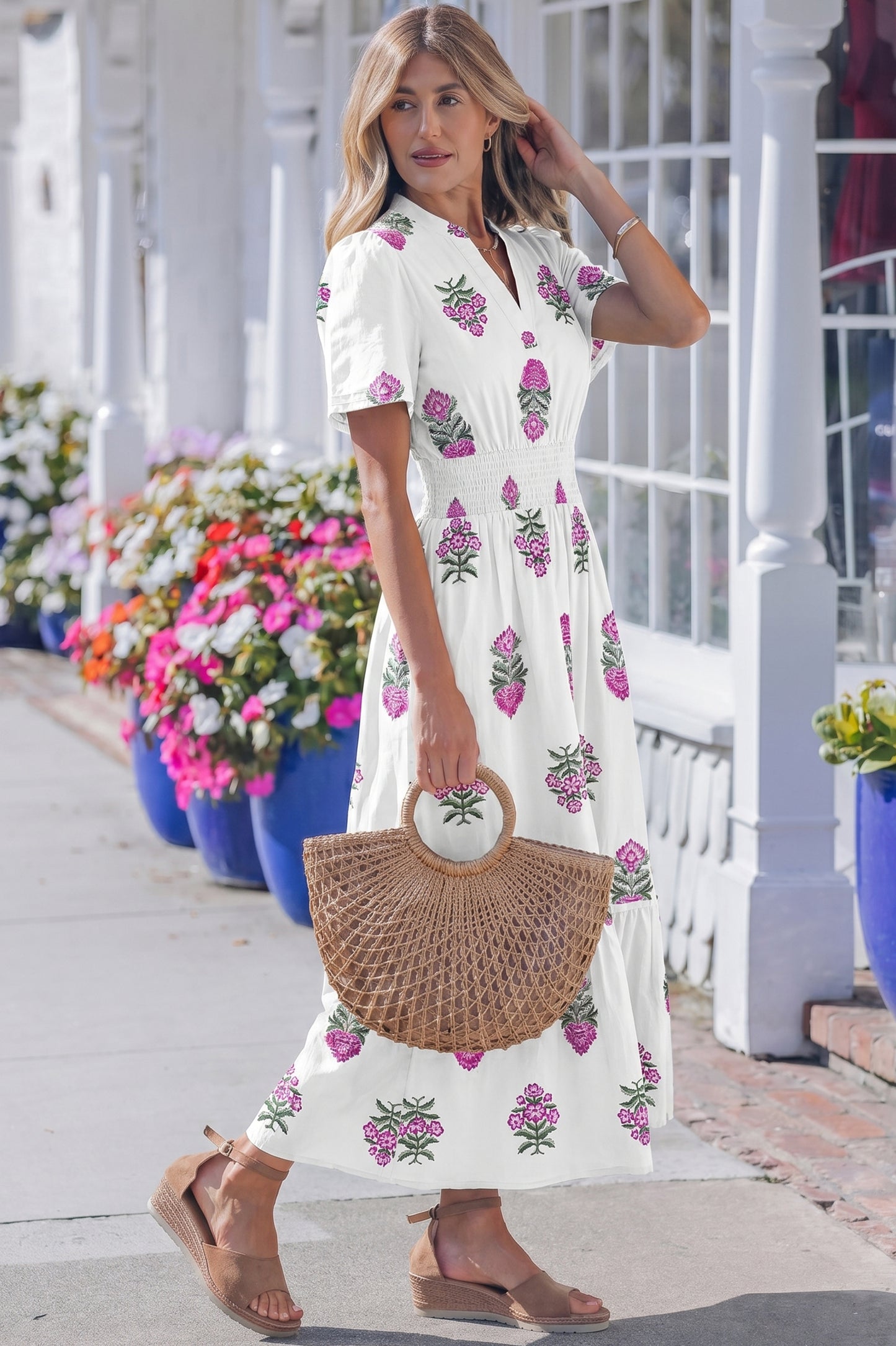 The Garden Grace Midi Dress