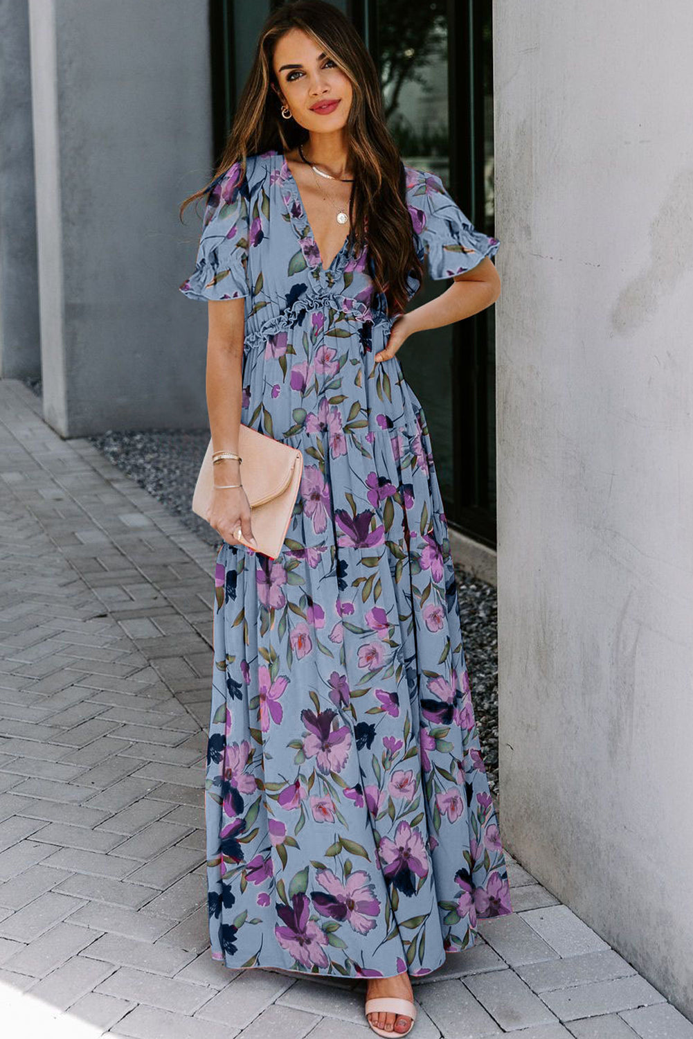 The Bluebell Garden Maxi Dress