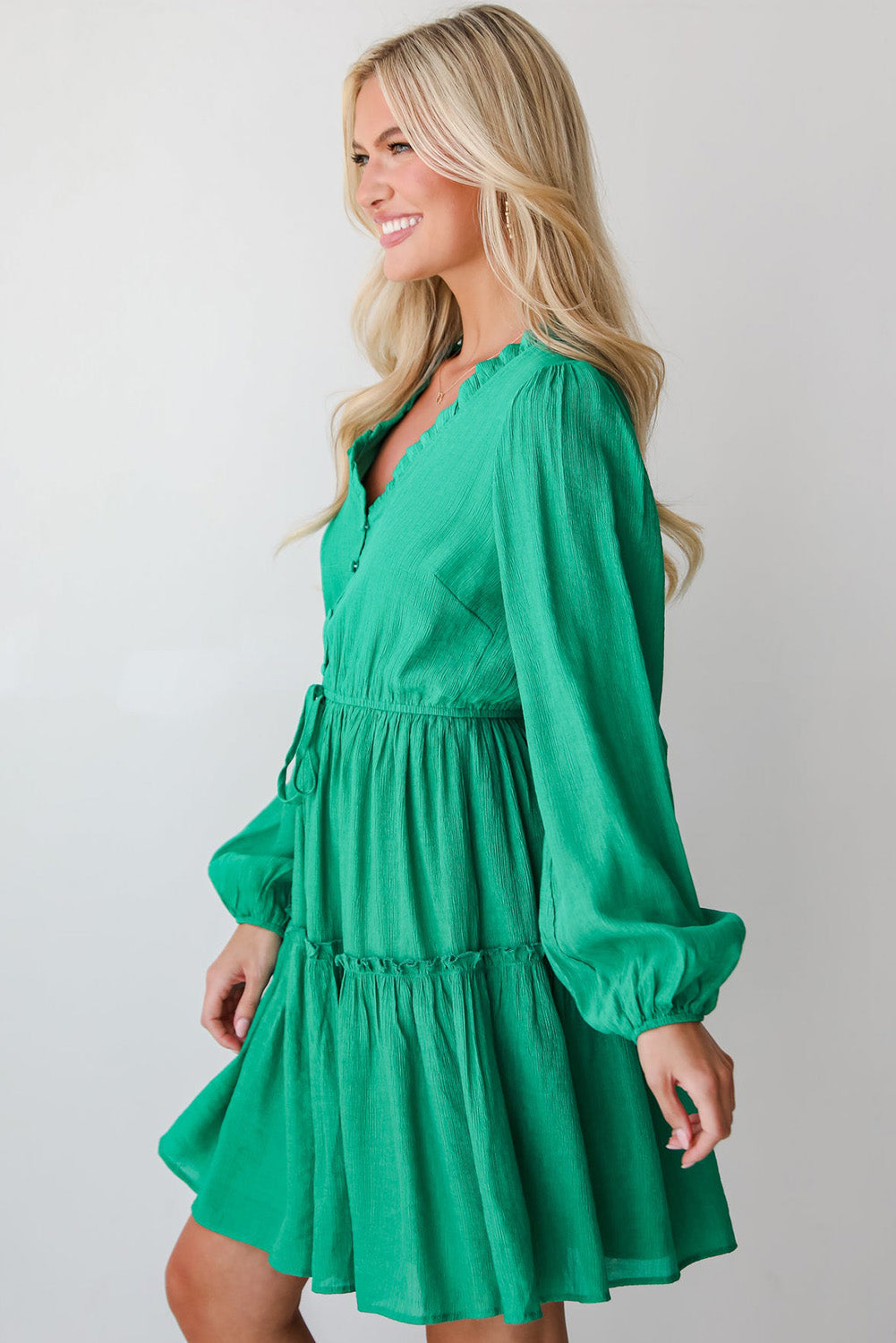 Emerald Meadow Mini Dress