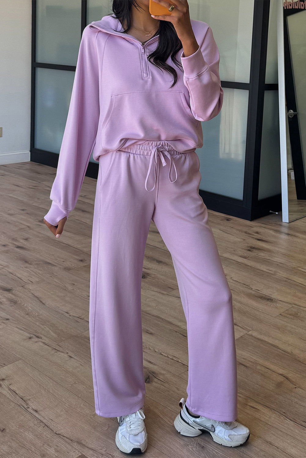 Lilac Dream Quarter-Zip Set
