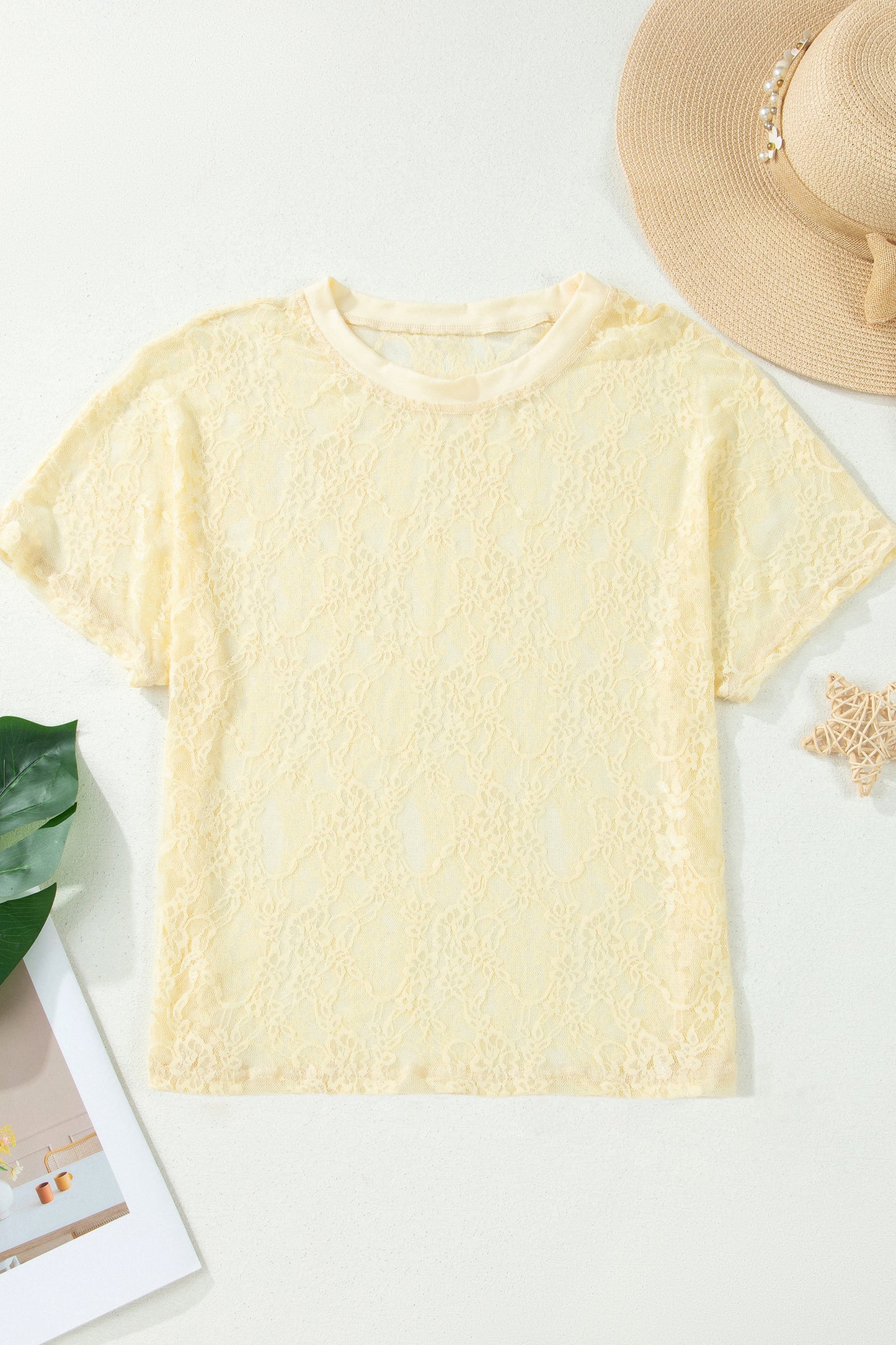 Buttercream Lace Whisper Top