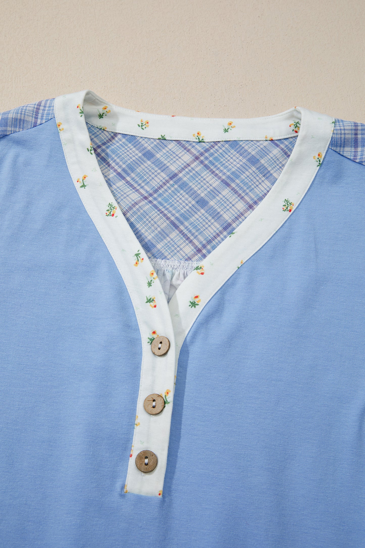 Skyline Patchwork Henley