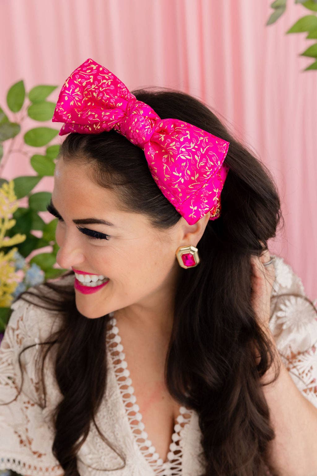 Pink Champagne Bloom Headband