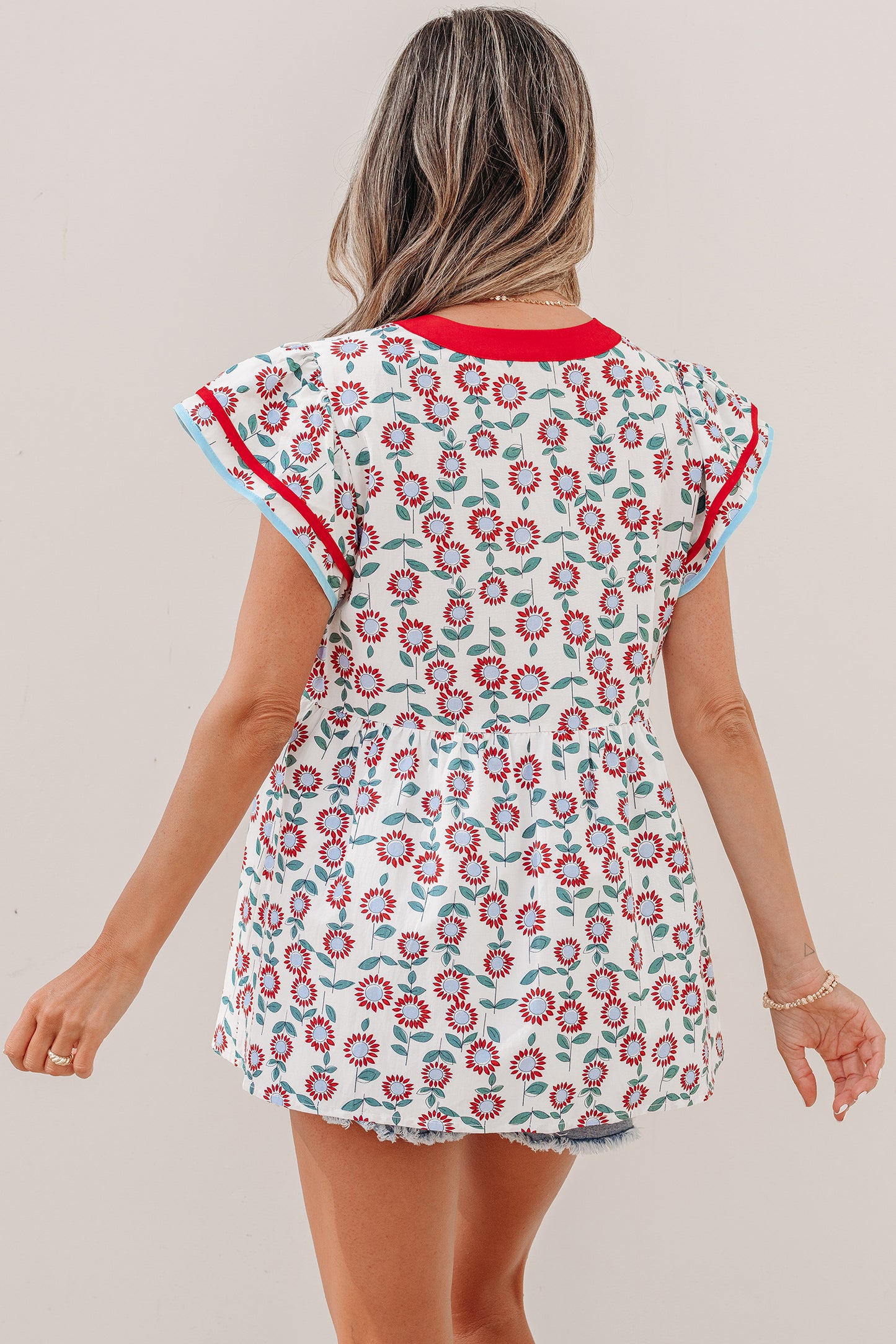 Liberty Bloom Babydoll Top