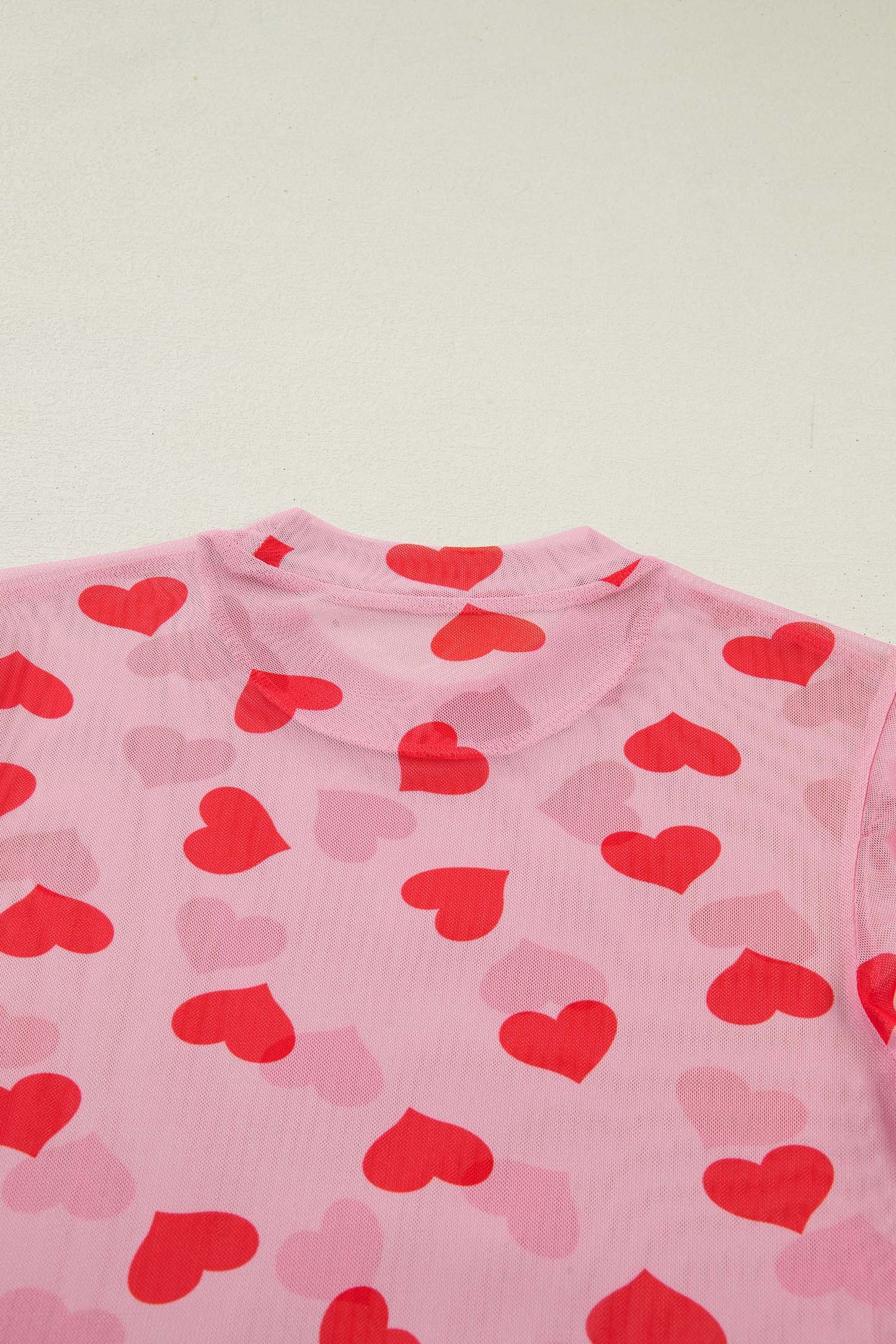 Sweetheart Mesh Layering Top