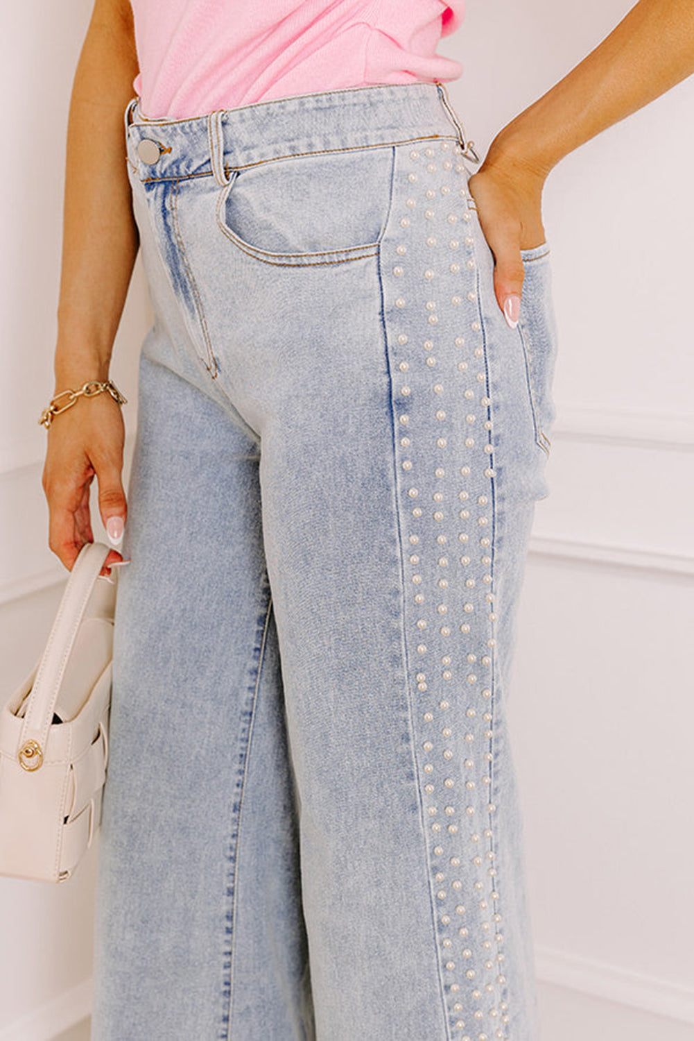 Pearl Lane Wide-Leg Denim