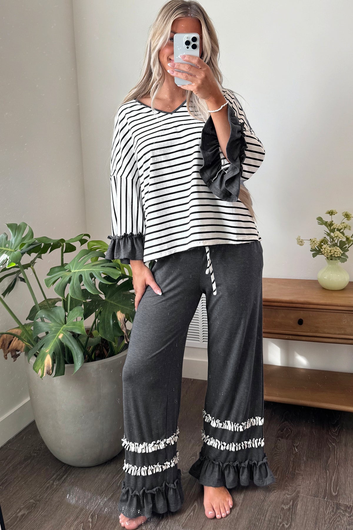 The Café Ruffle Lounge Set