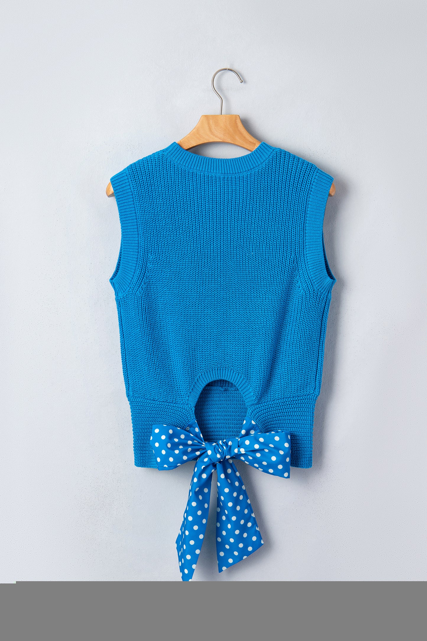 Blue Skies Bow Knit