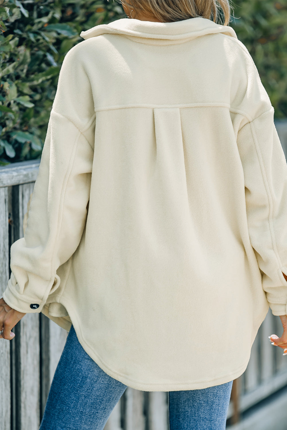 Vanilla Cloud Fleece Shacket