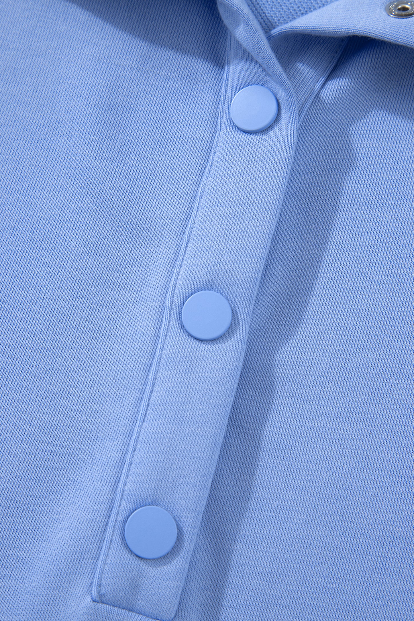 Curvy Blue Skies Scallop Dress