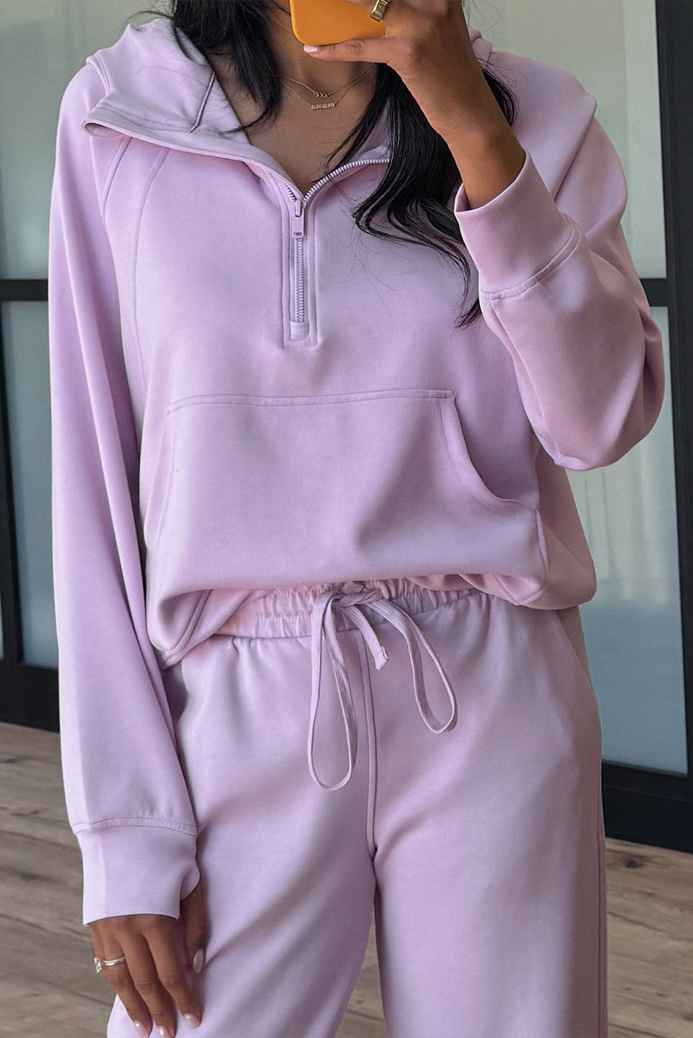 Lilac Dream Quarter-Zip Set