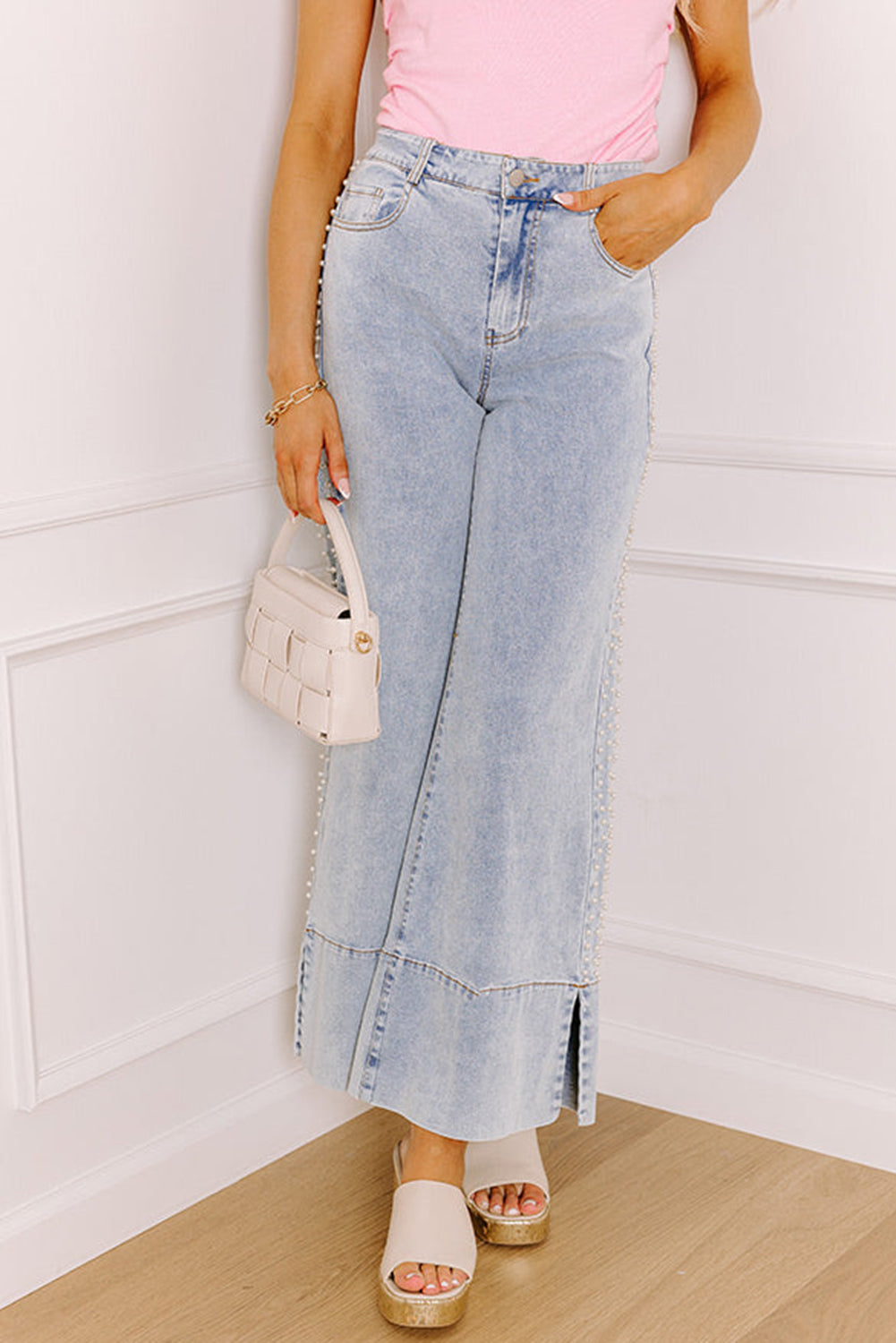 Pearl Lane Wide-Leg Denim