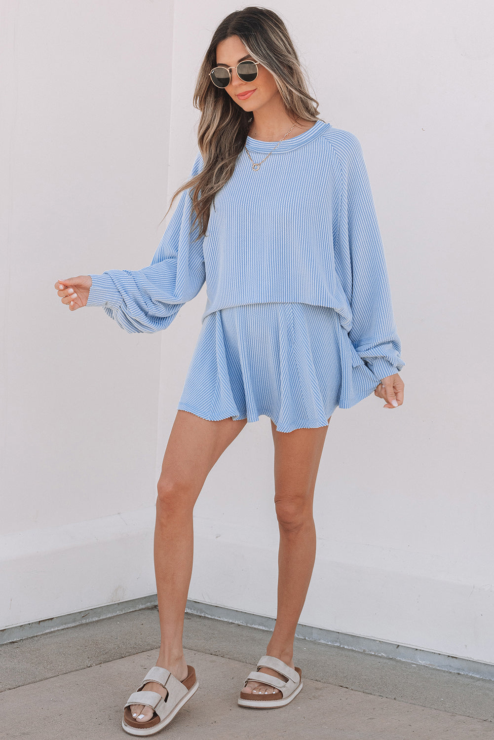 Blue Skies Textured Lounge Set