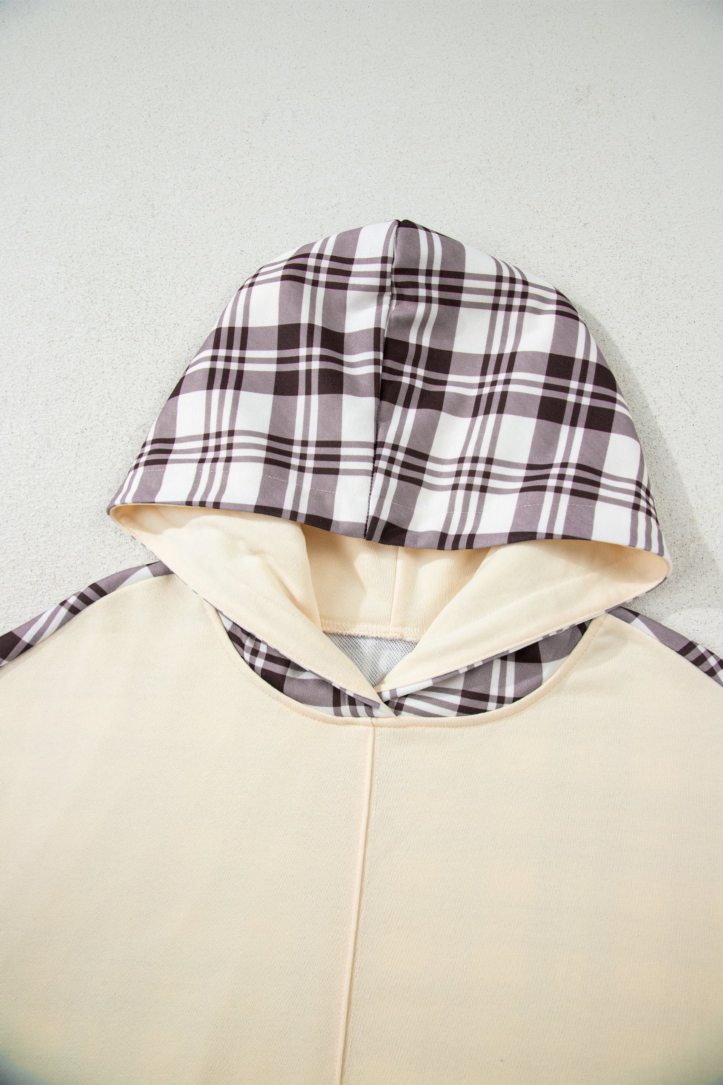Winter Plaid Hoodie Pullover