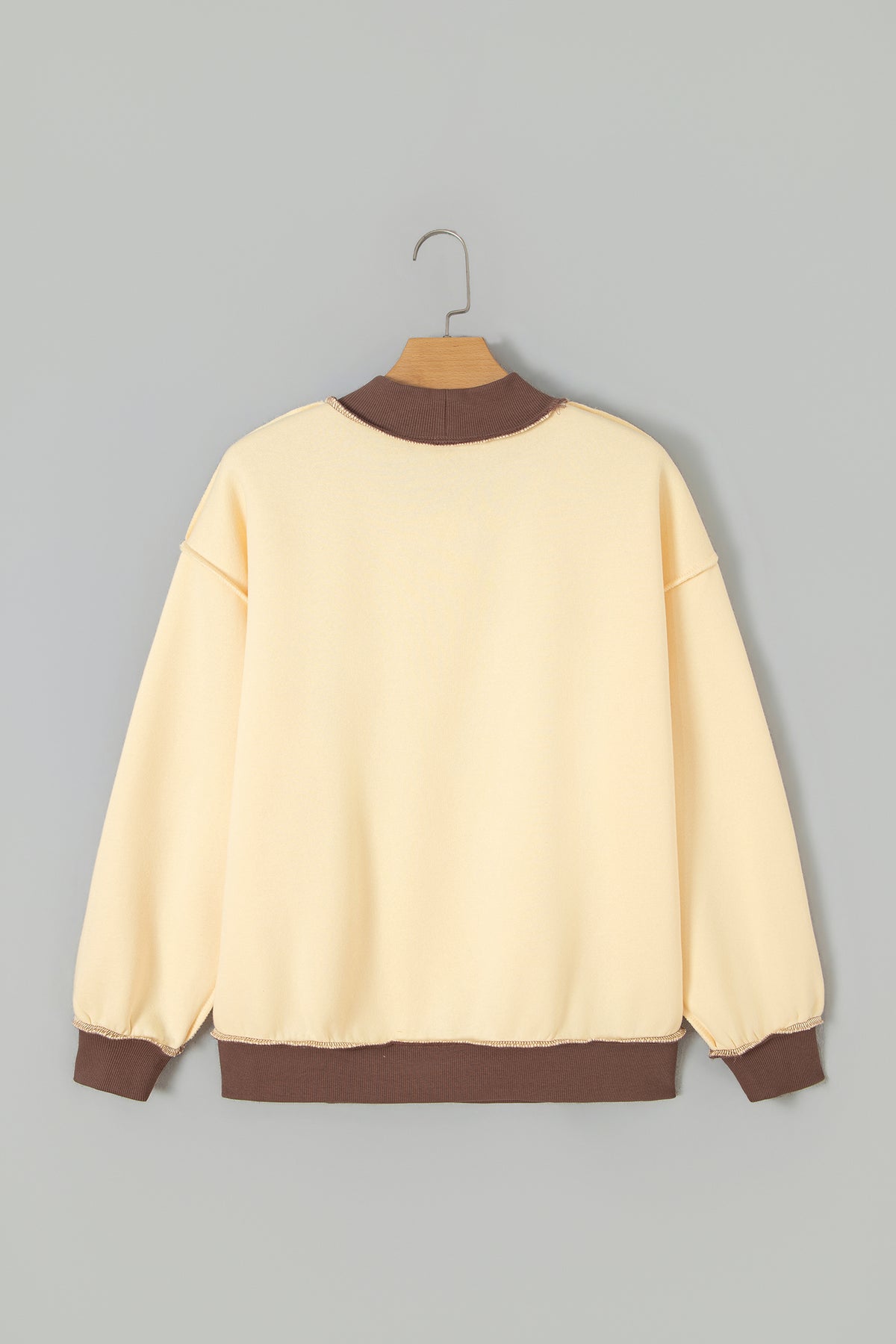 Saved by Grace Over-Sized Mock Neck Sweatshirt