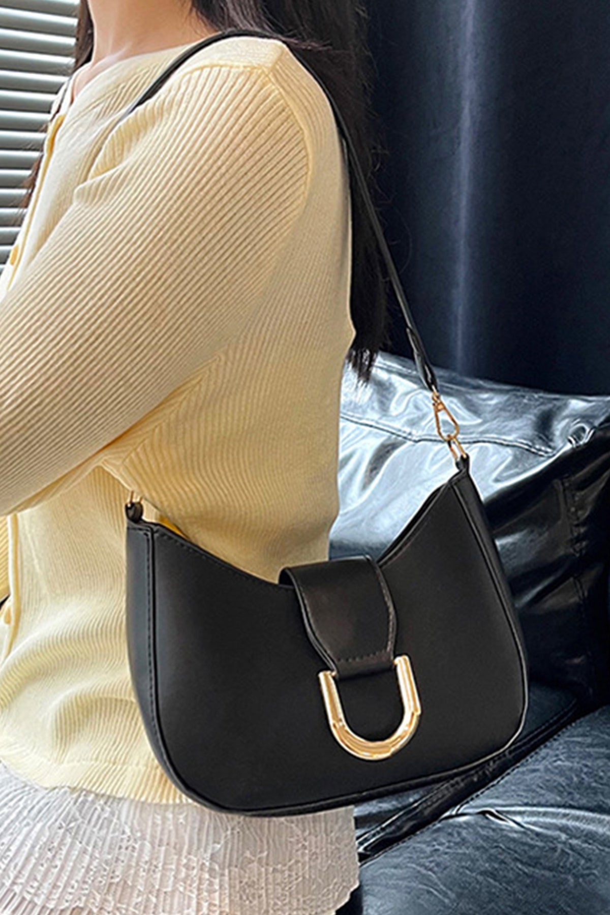 The Gilded Noir Purse