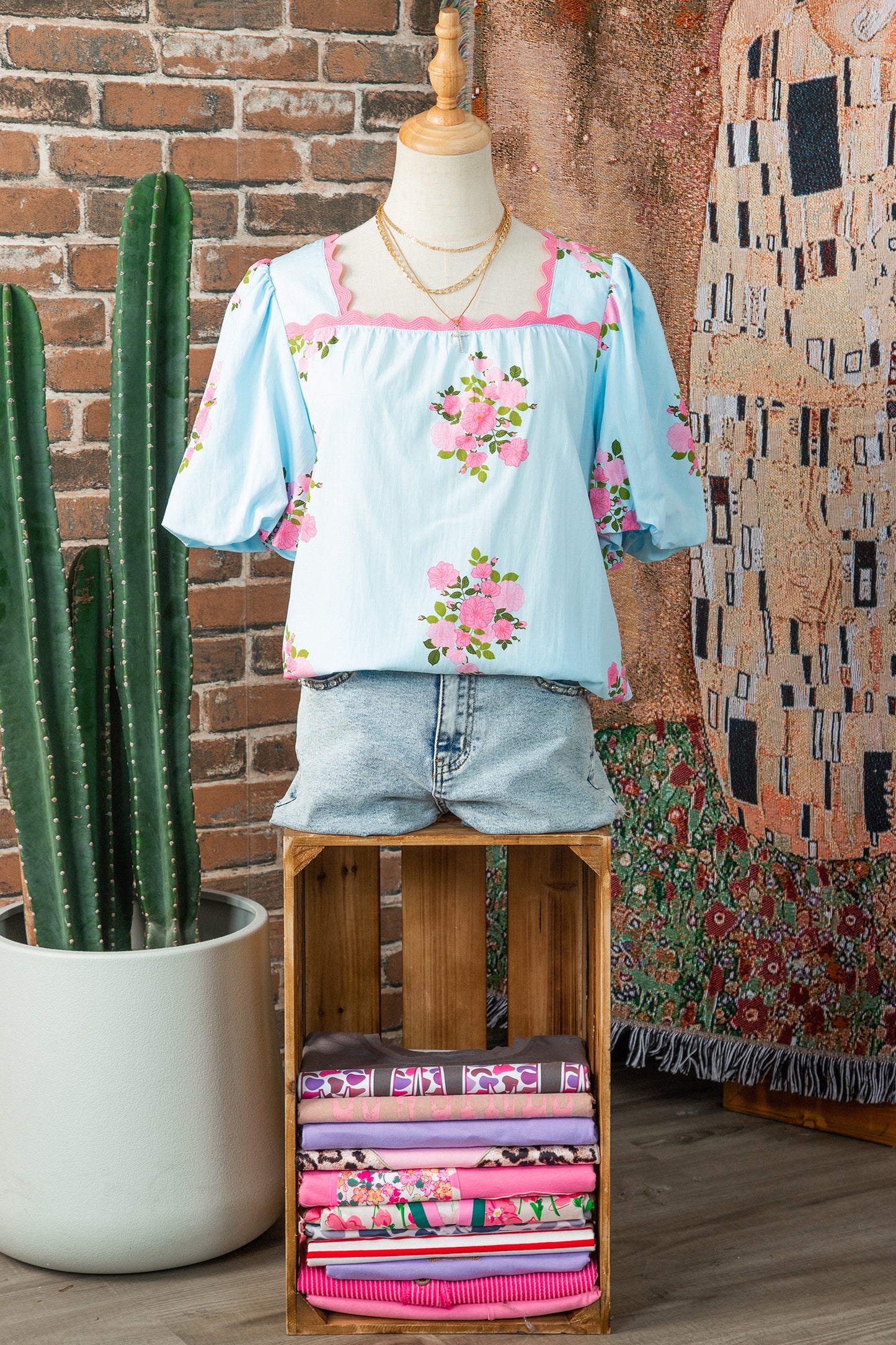 Cotton Candy Bloom Blouse