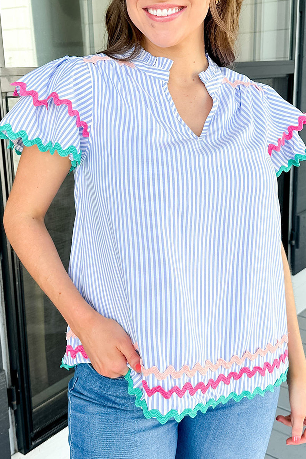 The Palm Court Blouse