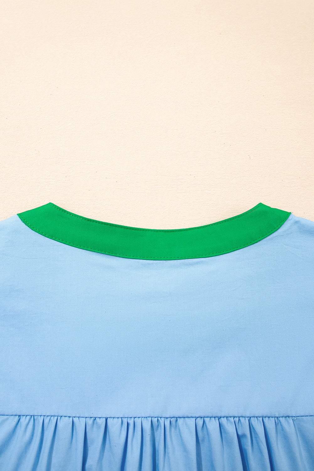 Coastal Breeze Ruffle Blouse