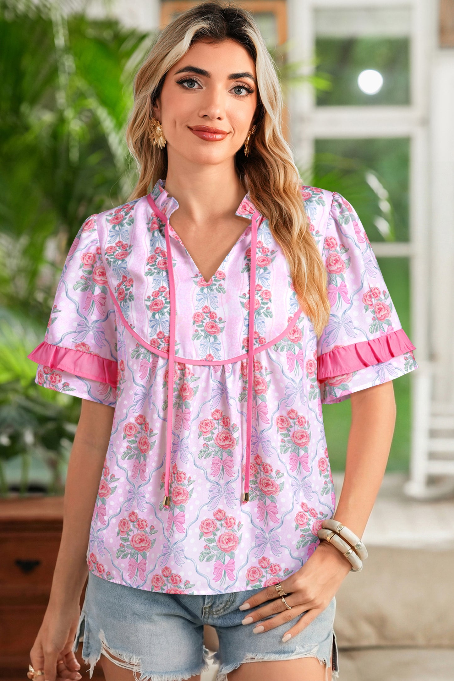 The Blush Garden Blouse