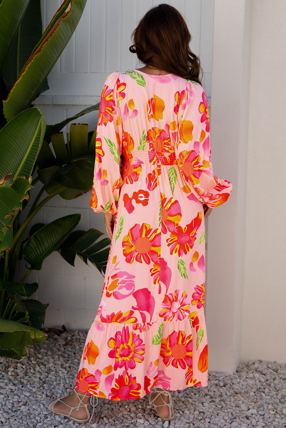 Rosé Resort Maxi Dress