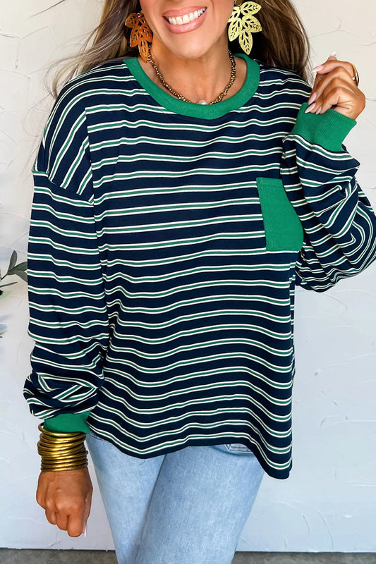 Emerald Coast Stripe Pullover