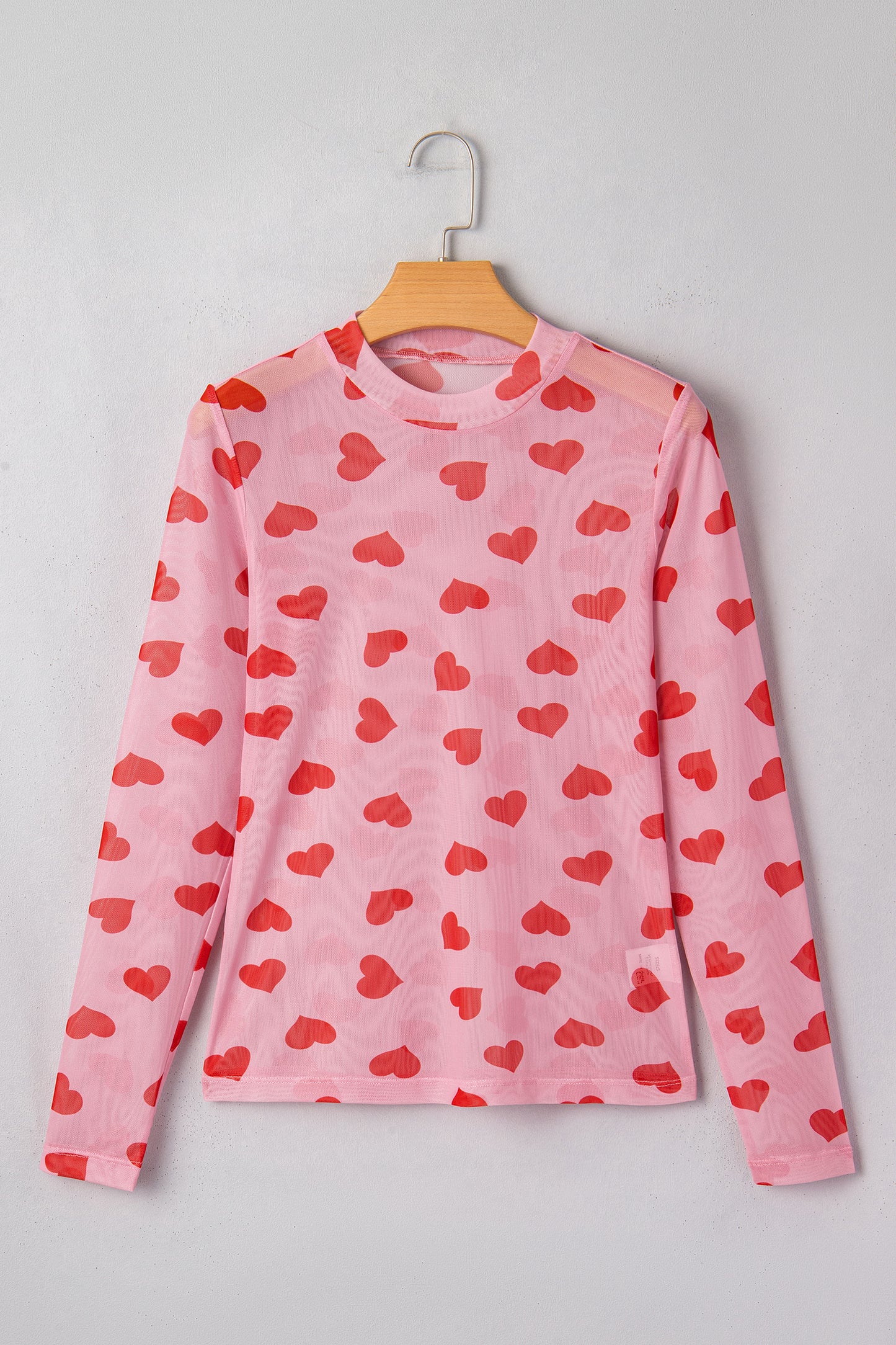 Sweetheart Mesh Layering Top