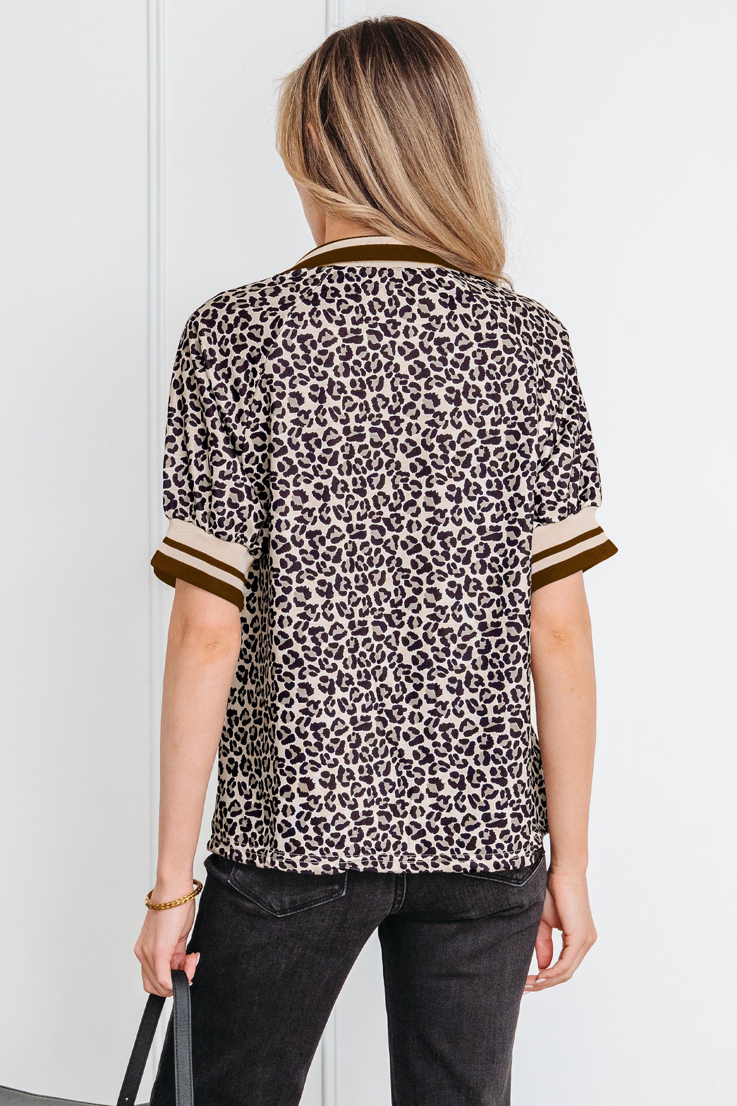 The Fierce & Flowy Leopard Blouse