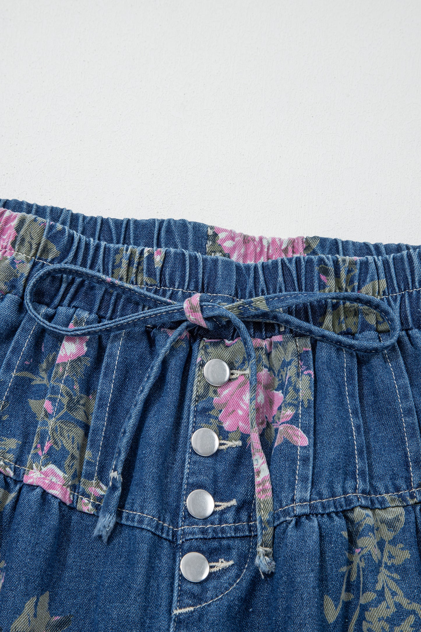 Midnight Bloom Palazzo Jeans