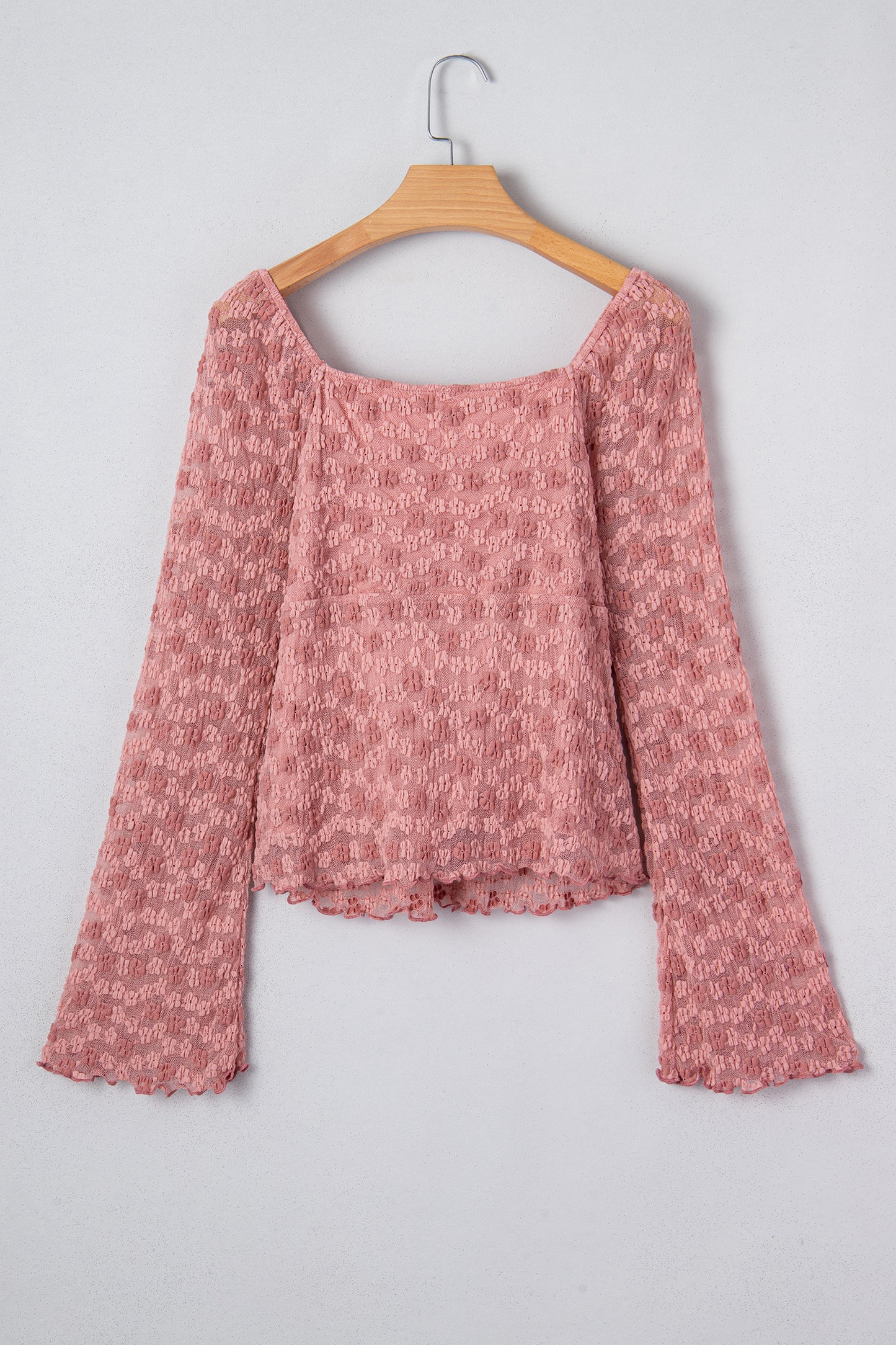 Rosé Romance Lace Top