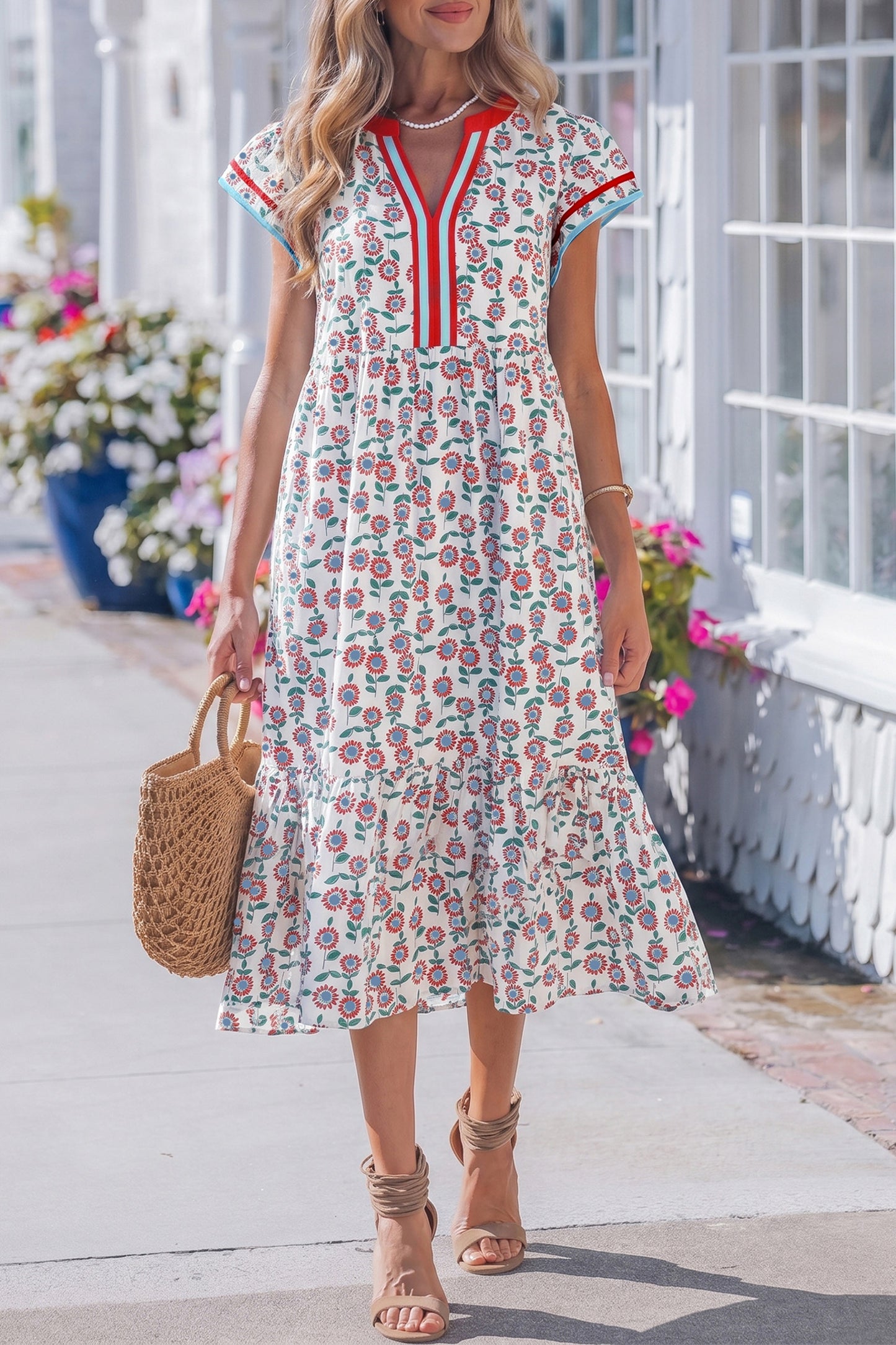 Firecracker Garden Midi