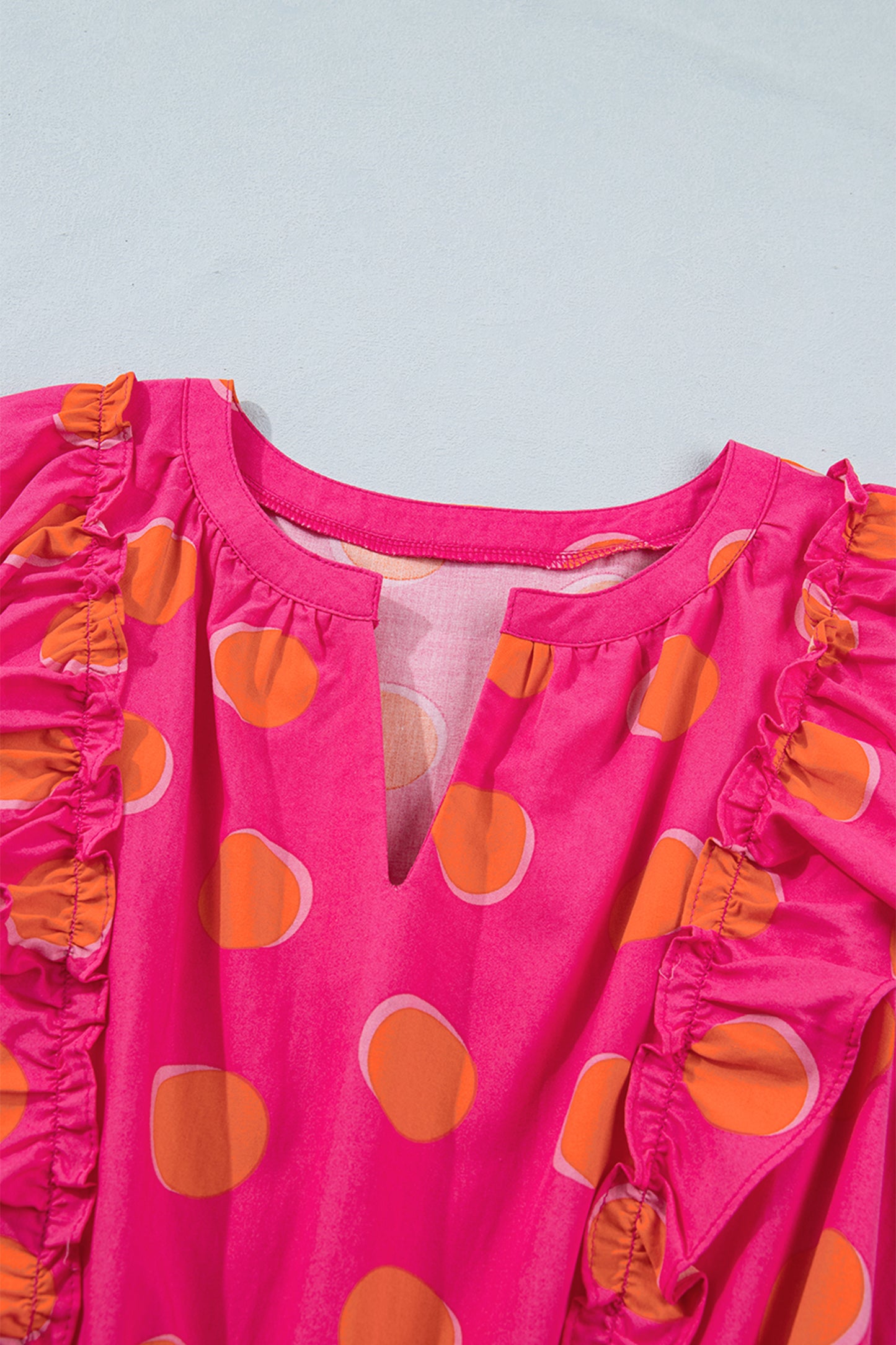 Pink Sunset Polka Dot Dress
