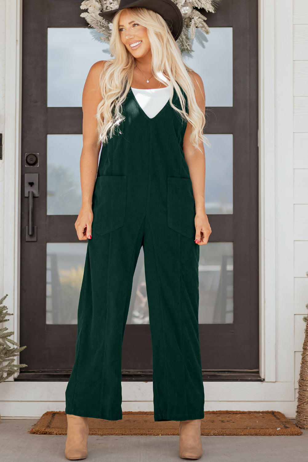 The Evergreen Cord Jumpsuit