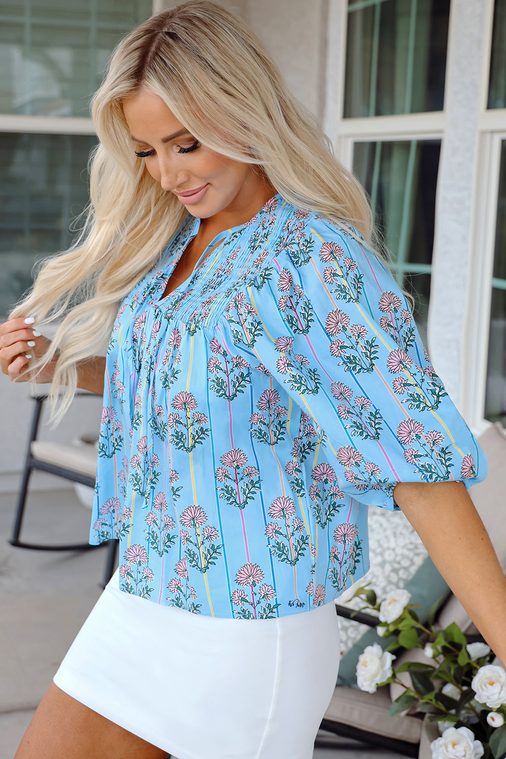 The Sweet Meadow Floral Blouse
