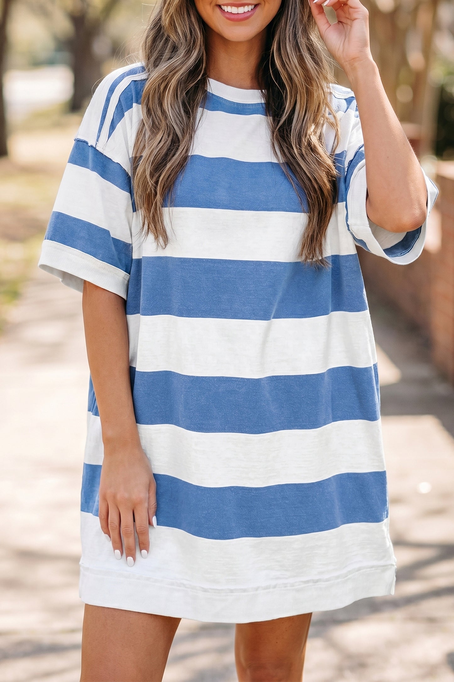 Coastal Club Stripe Dress