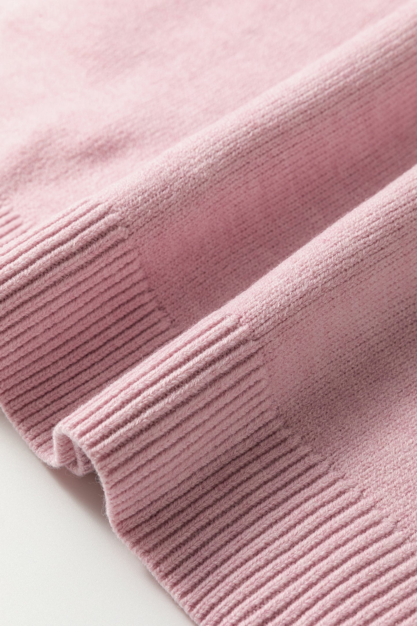 Pink Corded Love Script Graphic Baggy Sweater