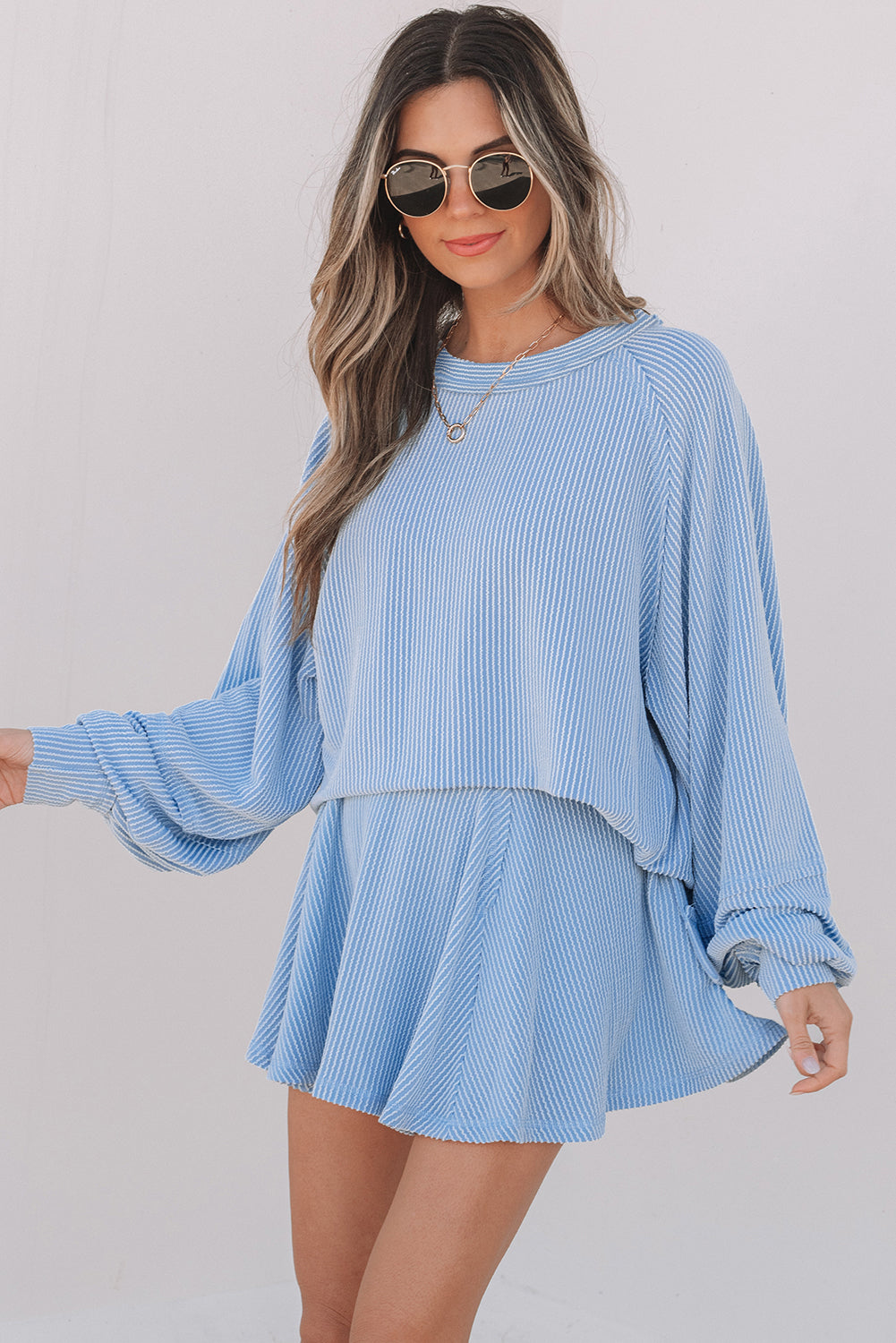 Blue Skies Textured Lounge Set