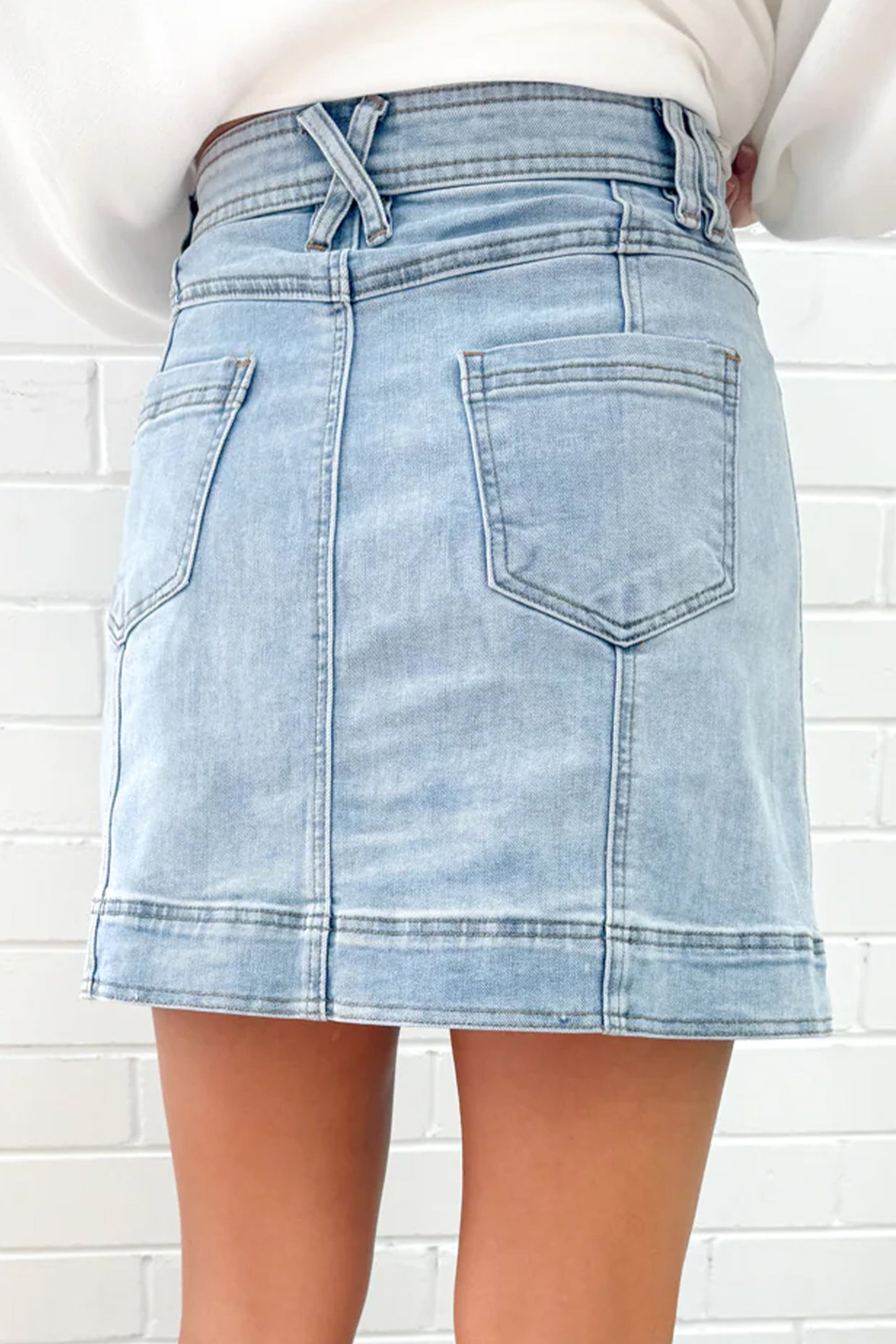 Everyday Ease Denim Skirt