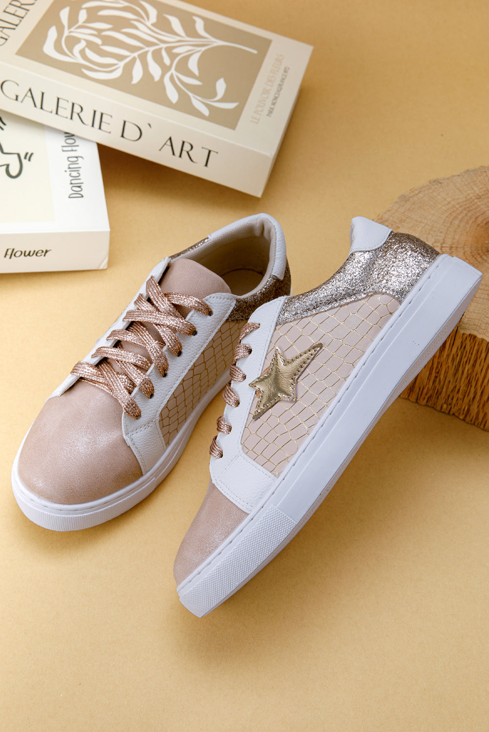 Golden Hour Glam Sneakers