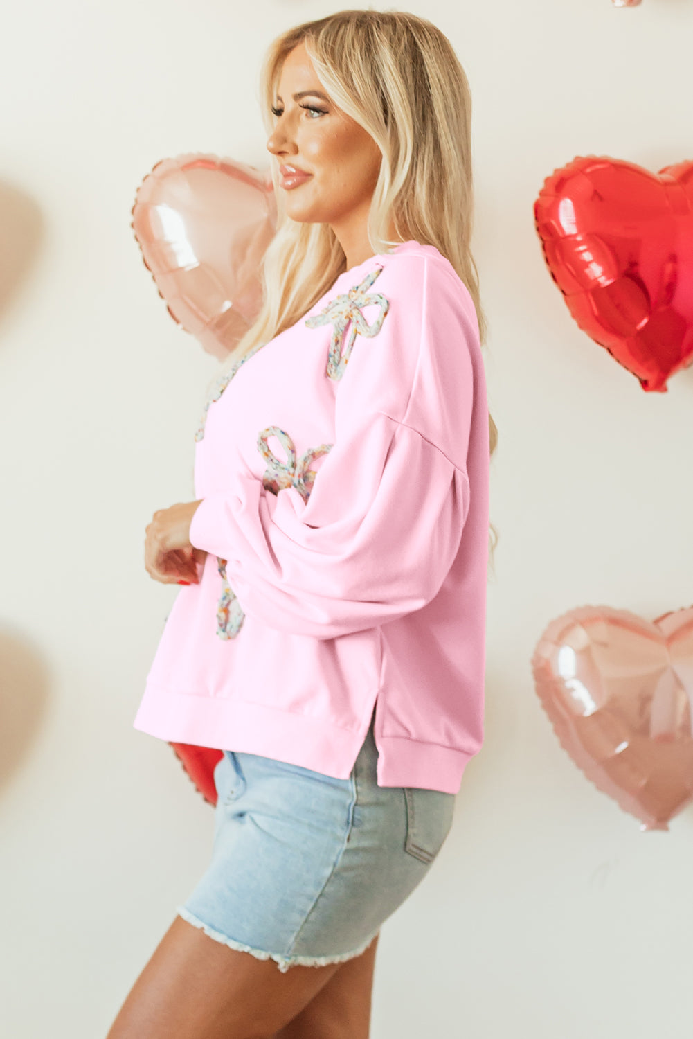 Tied With Love Bow Sweatshirt