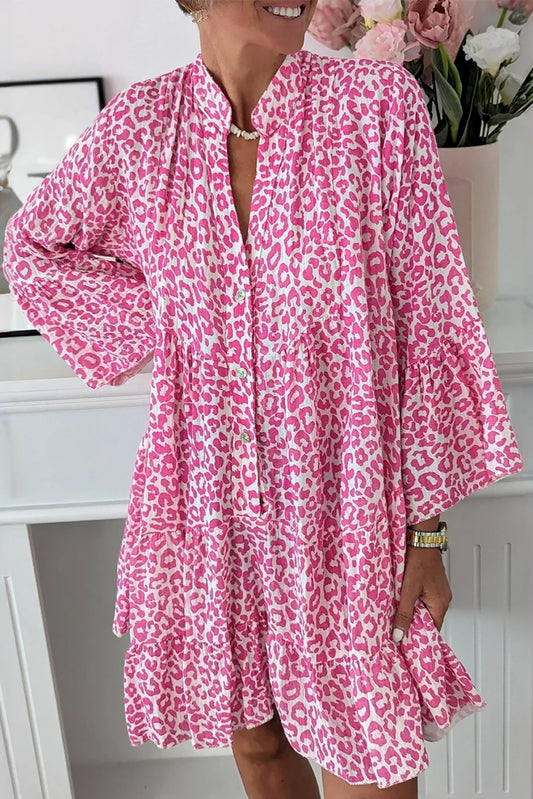 The Blushing Leopard Dress