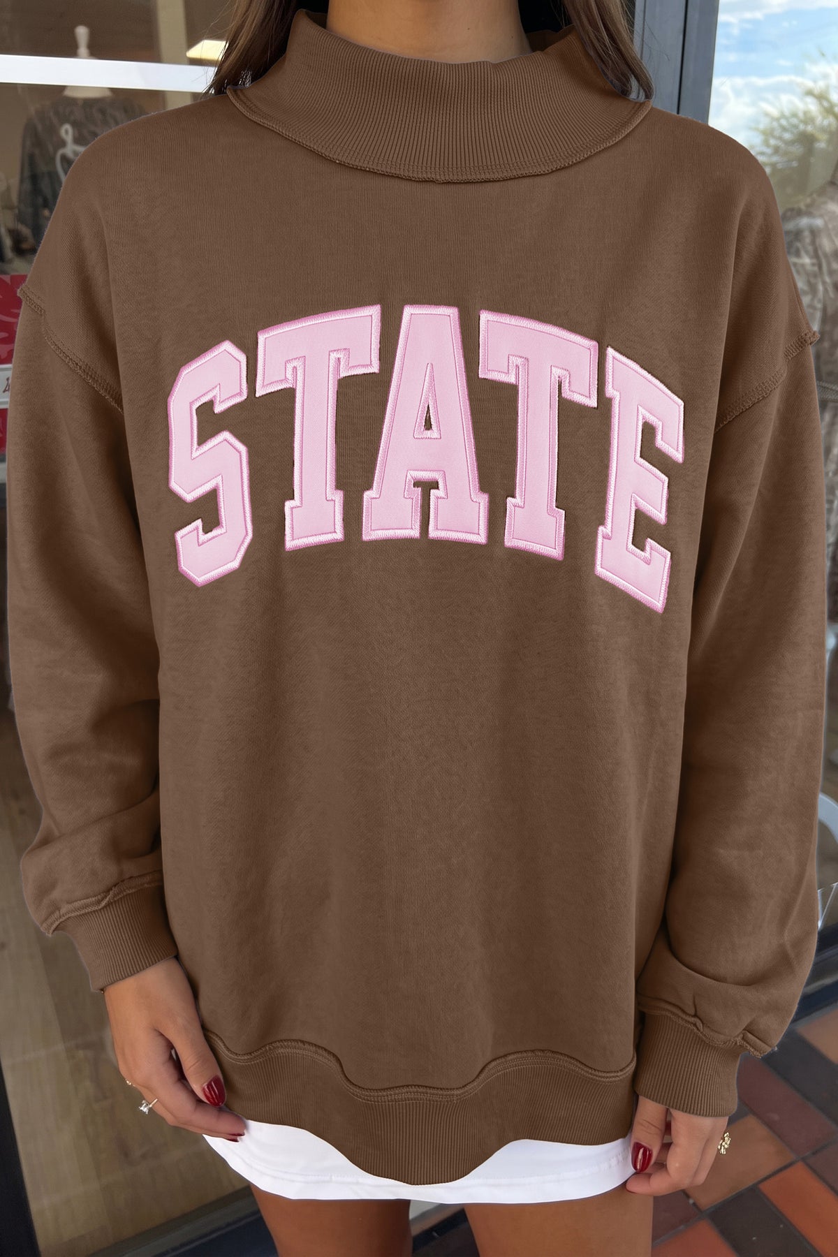 The State of Mind Mock Neck