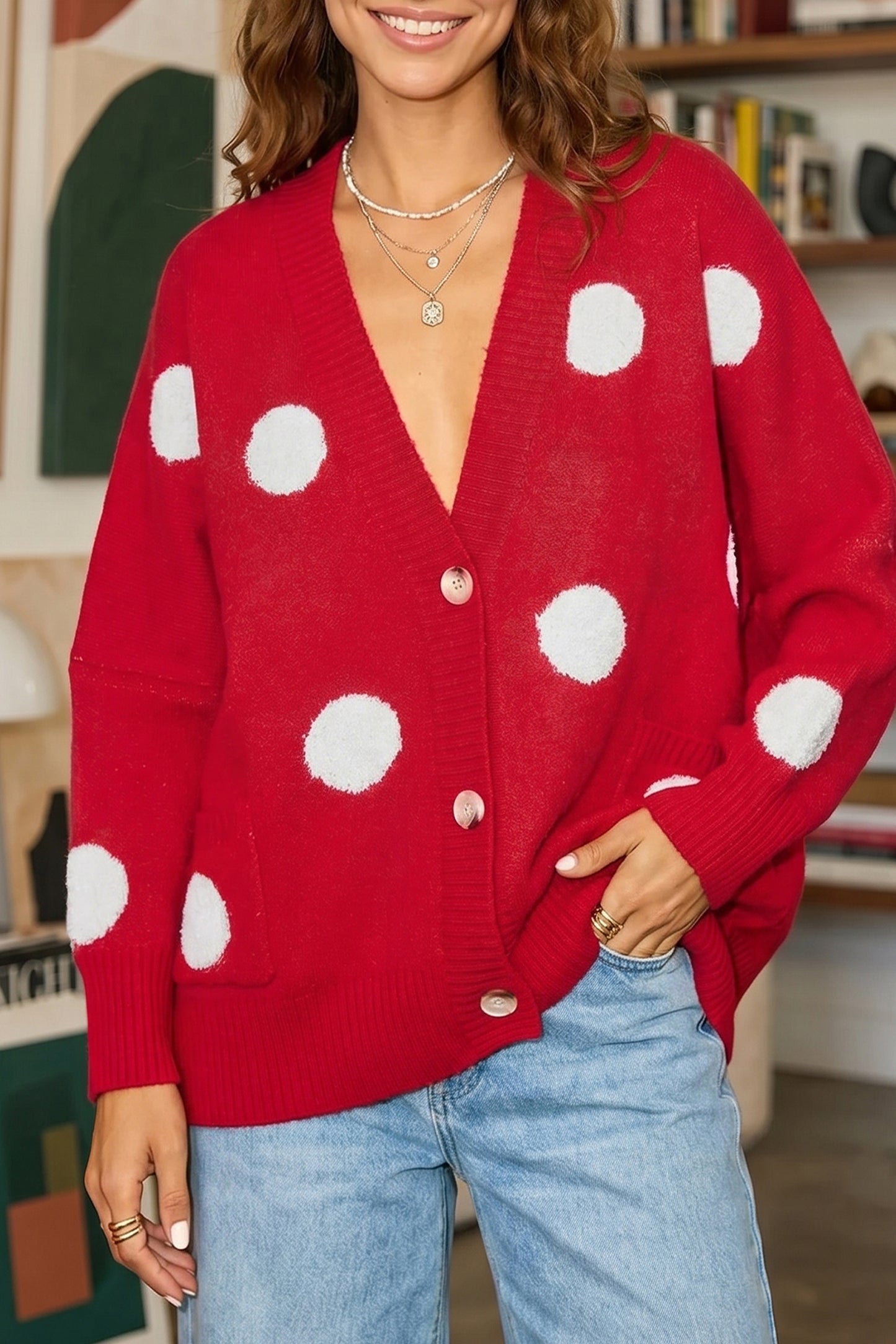 The Polka Dot Darling Cardigan