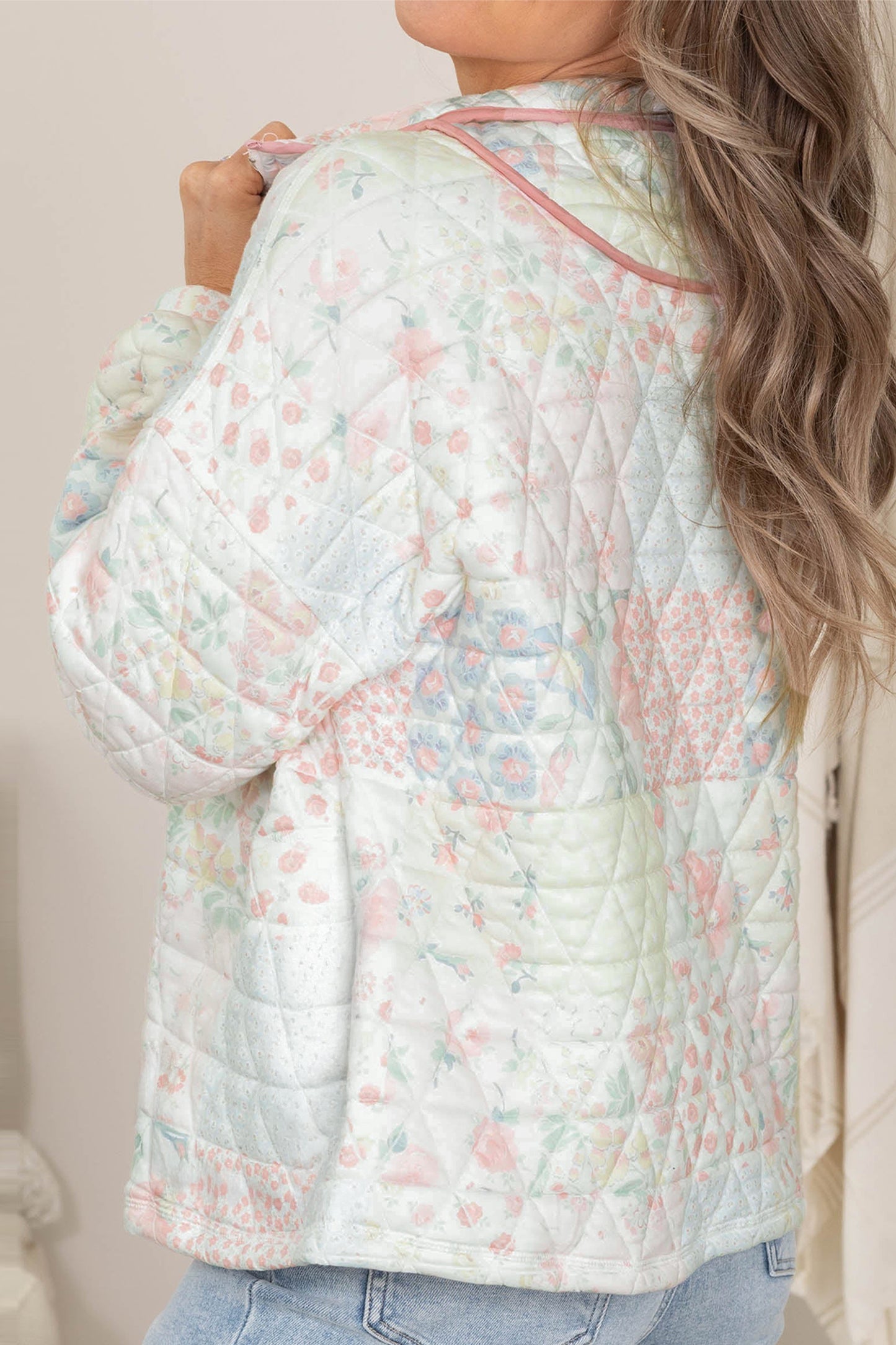 The Cottage Rose Quilt Pullover