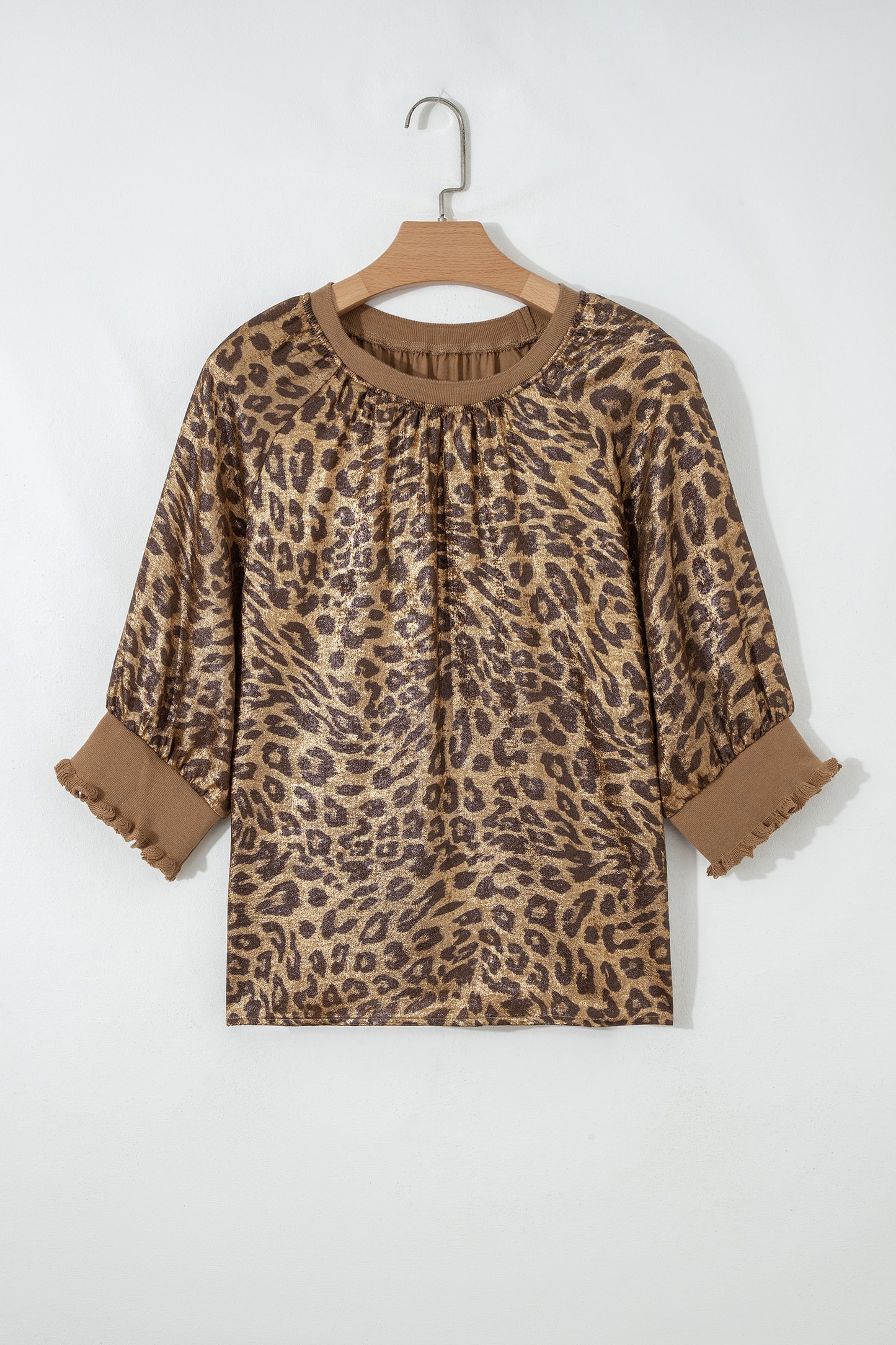 Golden Hour Leopard Blouse