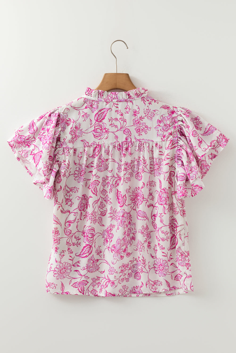 Blush Belle Flutter Blouse